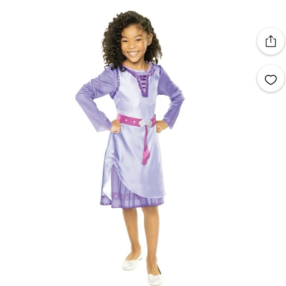 Disney Wish Asha Adventure Dress/Costume Size 4-6X - Picture 2 of 4